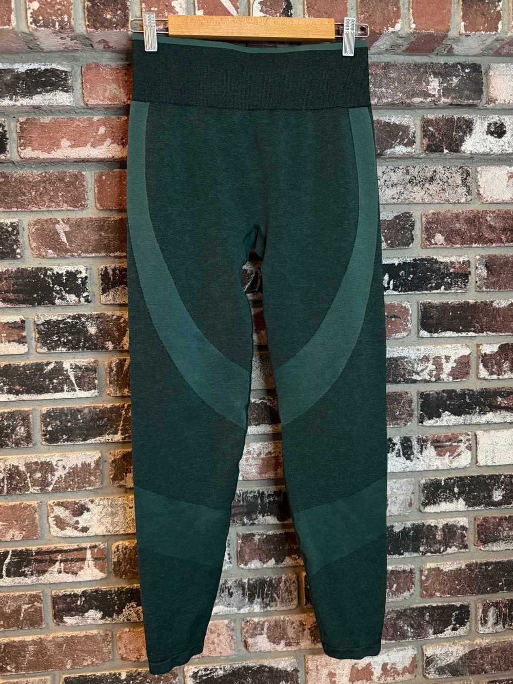 Victorias Secret PINK Seamless Workout Legging Green Ensign Size Medium